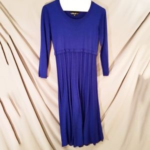 Blue-Violet Leslie Fay Dress